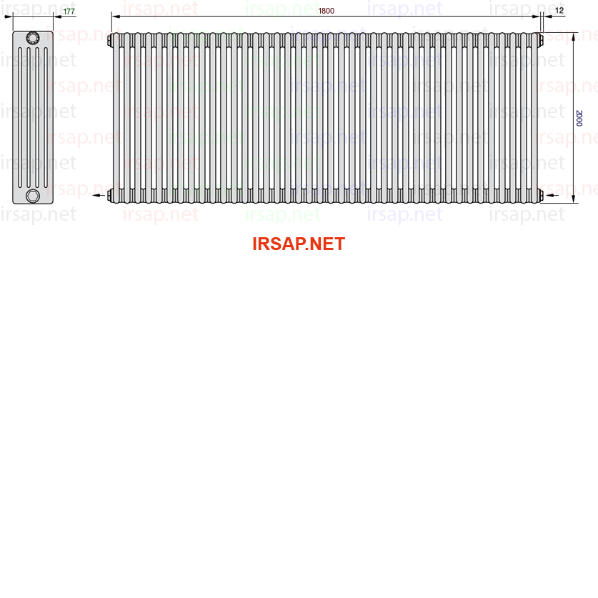Радиатор IRSAP Tesi 52000/40 T08 CL 01